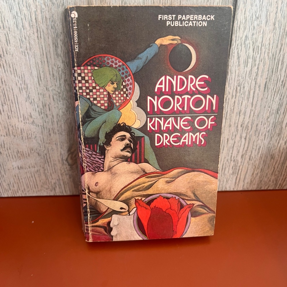 Andre Norton Knave of Dreams 1975 First Paperback Ace Books 45000 Sci-Fi Novel